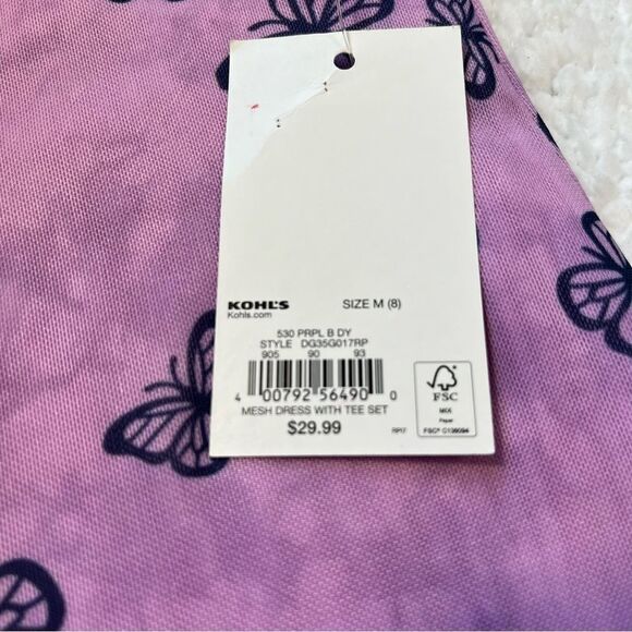 SO Girls Purple Dress   Size 8   NWT - Picture 7 of 7